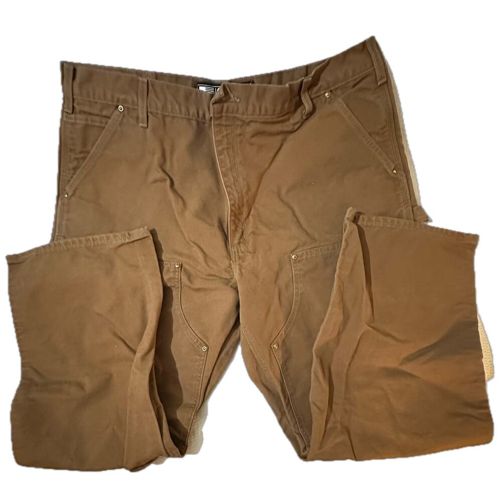 Carhartt B01 Brown Double Knee Carpenter Pants 42x30 Perfect - Picture 3 of 5